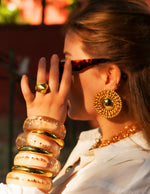 Load image into Gallery viewer, Aqua Glow Bangles (set of 3)