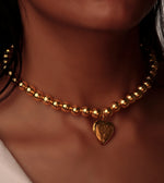 Load image into Gallery viewer, Engraved Heart Necklace
