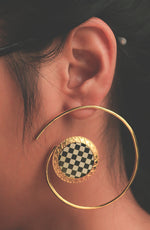 Load image into Gallery viewer, Check N Matte Hoops