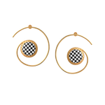 Load image into Gallery viewer, Check N Matte Hoops