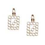 Load image into Gallery viewer, Ding DIng Square Ear RIngs