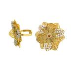 Load image into Gallery viewer, Gold Sunflower Ring