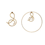Load image into Gallery viewer, Initial Detachable Hoops