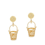 Load image into Gallery viewer, Lets Save Small Bucket Ear Rings