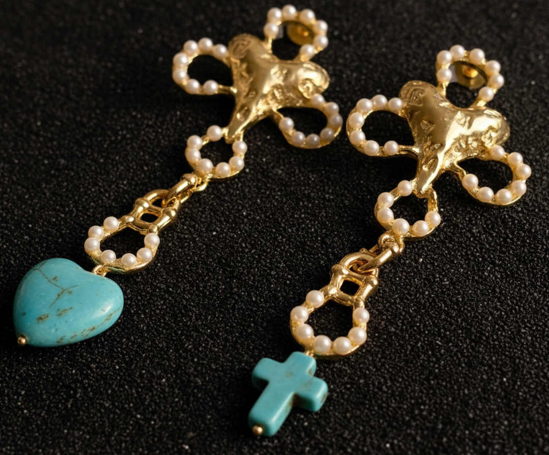 Wild Blue Faith Earrings