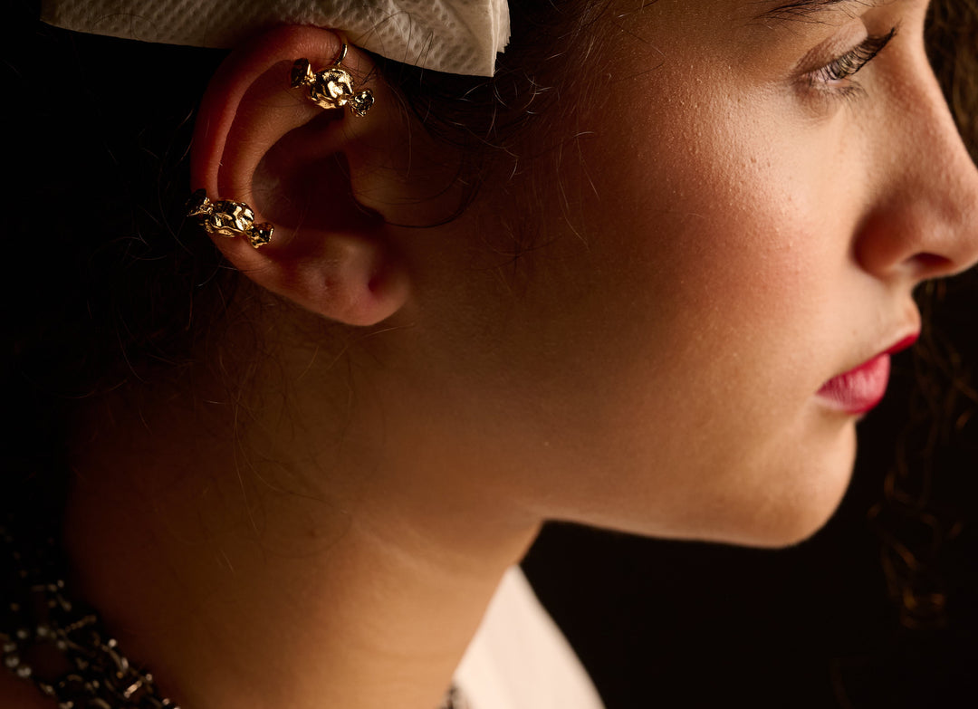 Caramel Toffs Earcuffs ( Pair )