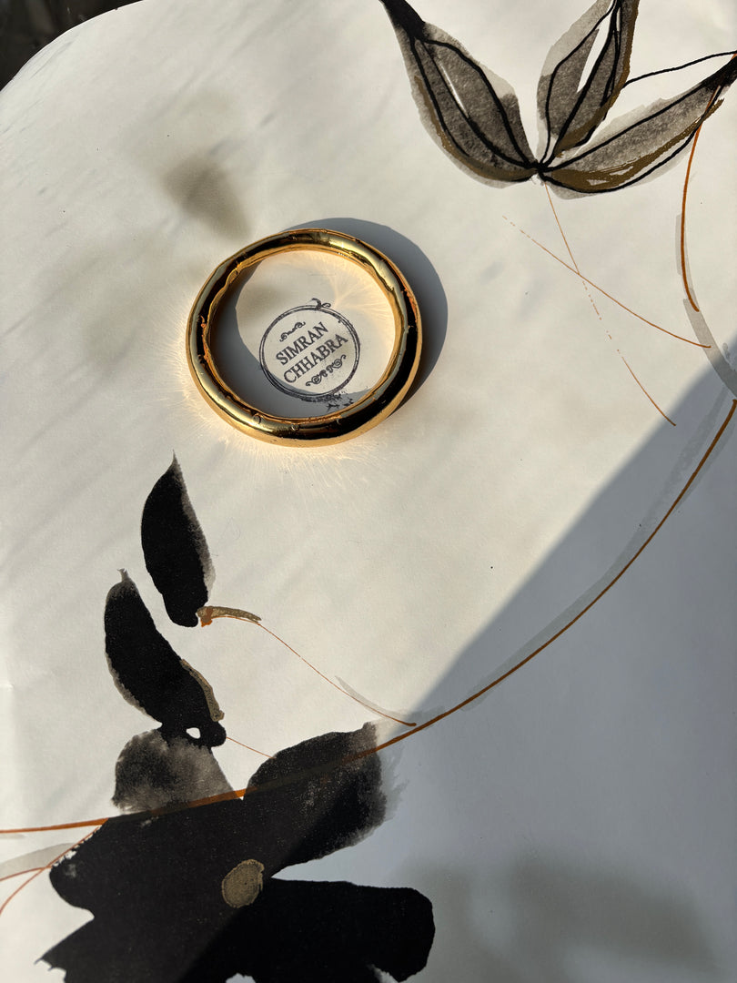 Sun Cross Bangle (Single Piece)