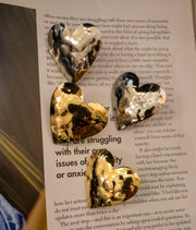 Classy Heart Studs