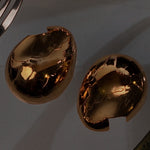 Load image into Gallery viewer, Golden Egg Studs
