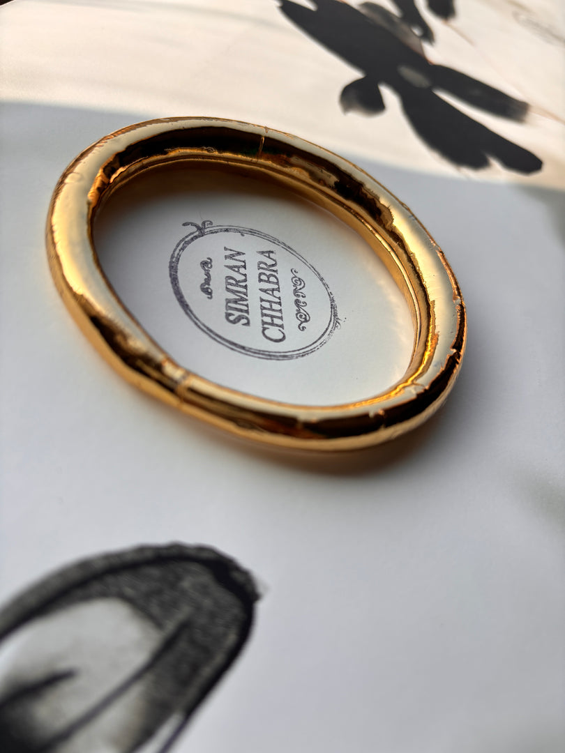 Sun Cross Bangle (Single Piece)