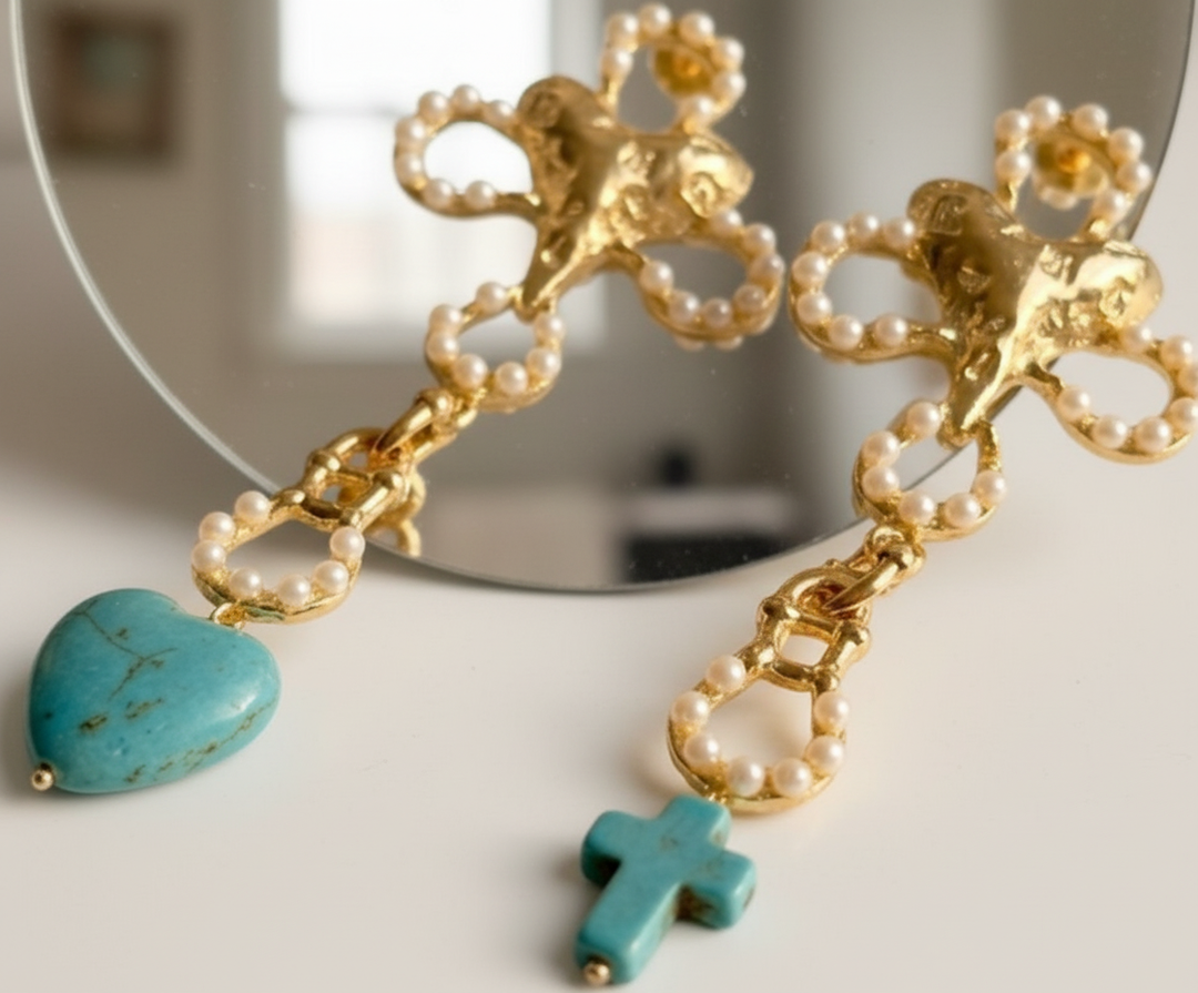 Wild Blue Faith Earrings