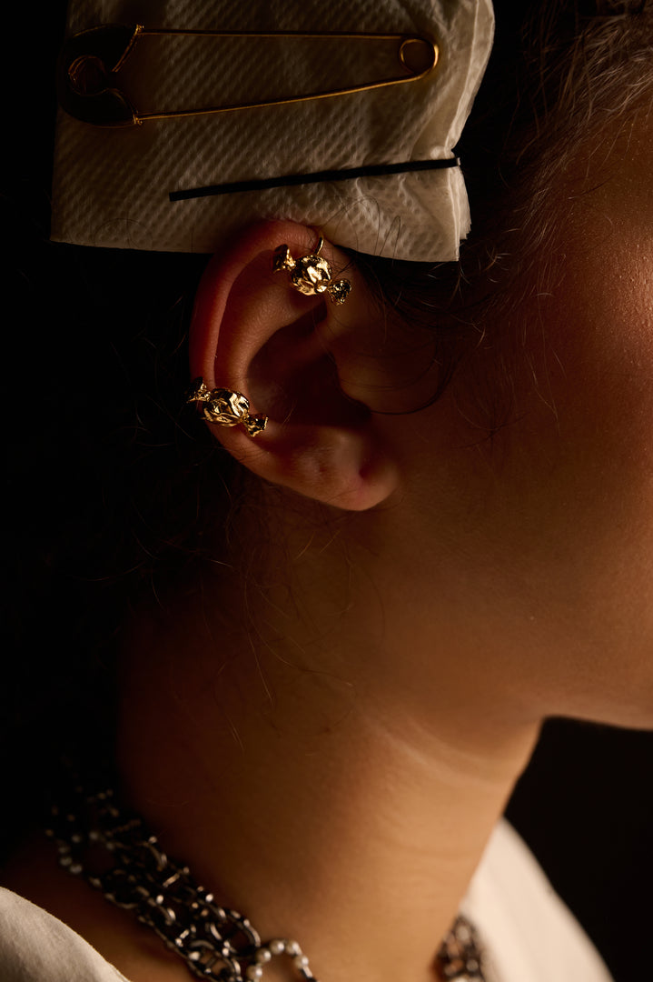 Caramel Toffs Earcuffs ( Pair )