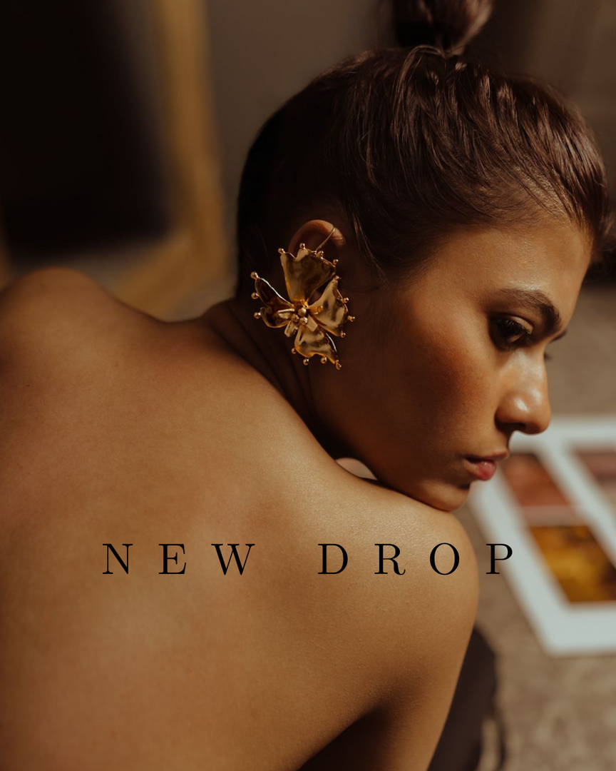 Full Bloom Earcuff ( Single Piece )