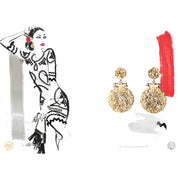 Cracker Glam Ear Rings