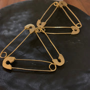 Pin It Up Triangle Ear Rings